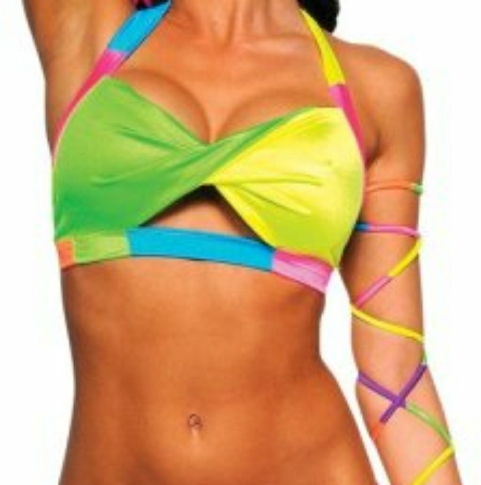 iheartraves Rainbow CarnivalTwistTop w/ armband